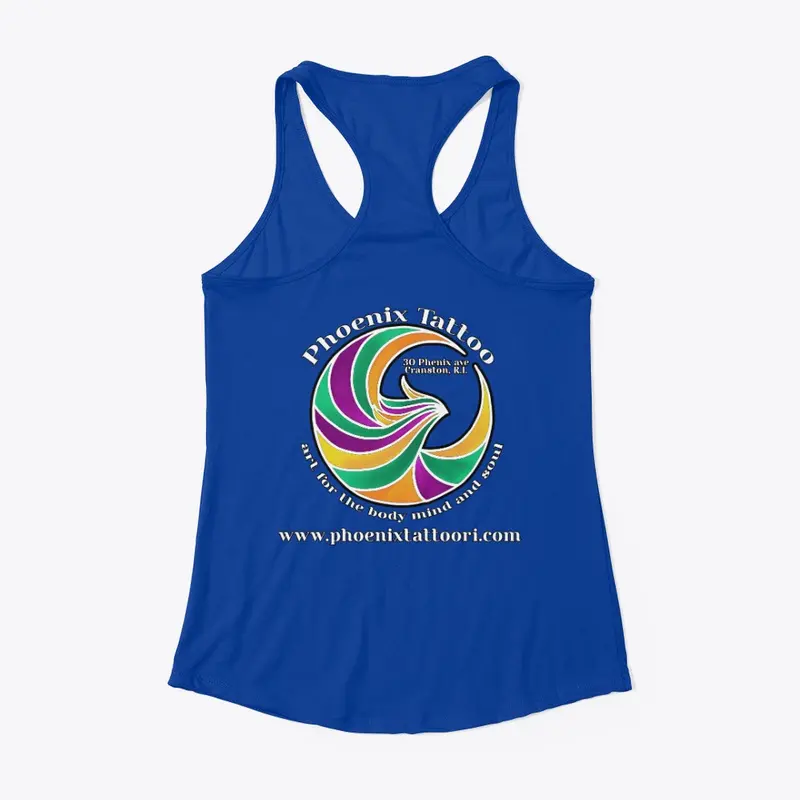 Light logo Tank Tops